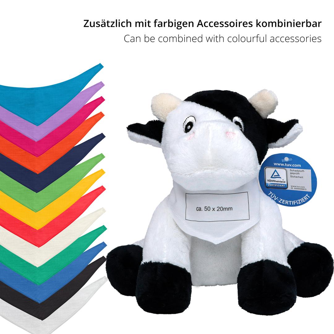 M160082 Black/white - Zoo animal cow Clara - mbw